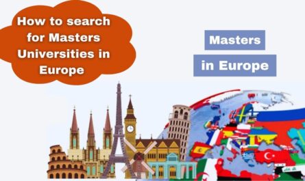 How to search for Masters Universities in Europe