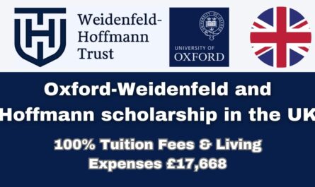 Oxford-weidenfeld and hoffmann scholarship