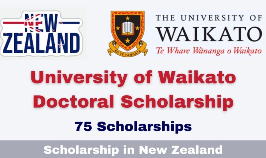 University of Waikato Doctoral Scholarship 2025 in New Zealand