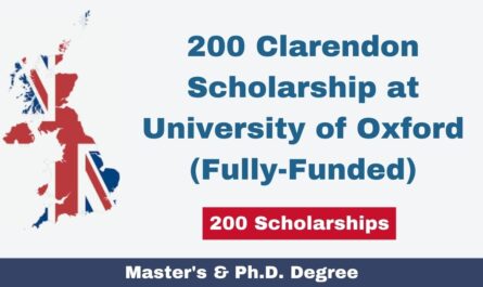200 Clarendon Scholarships at University of Oxford