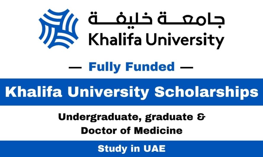 Khalifa University Scholarships 2026 in UAE | Fully-Funded