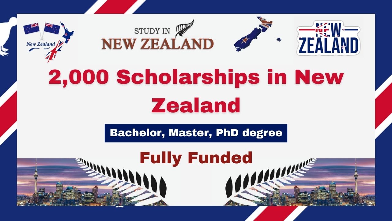 2,000 Scholarships in New Zealand 2026 | Fully Funded
