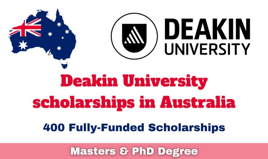 Deakin University scholarships 2025 in Australia (Fully Funded)