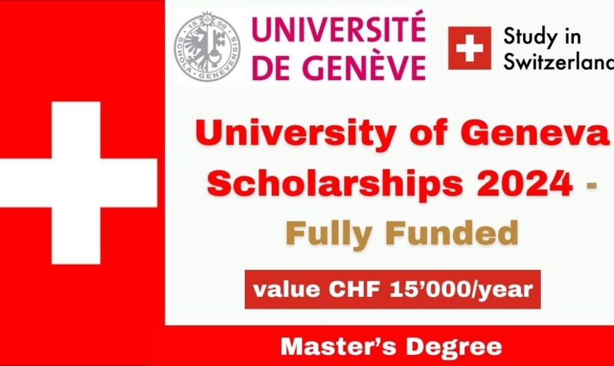 University of Geneva Scholarships 2024 in Switzerland