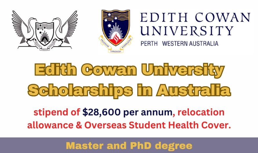 Edith Cowan University Scholarships 2024 in Australia