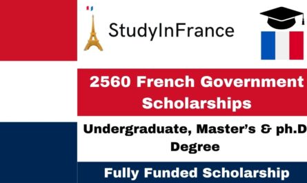 2,560 French Government Scholarships