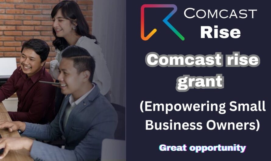 Comcast rise grant (Empowering Small Business Owners)