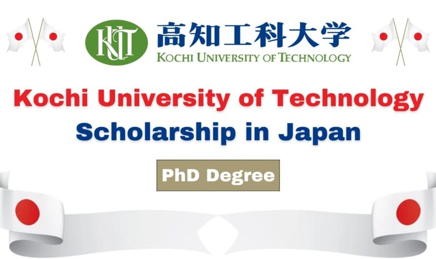 Kochi University of Technology Scholarship in Japan 2024