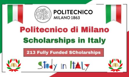 Politecnico di Milano Scholarships in Italy