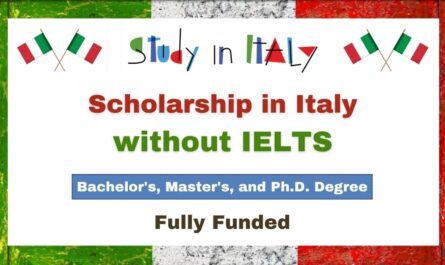 Scholarship in Italy without IELTS