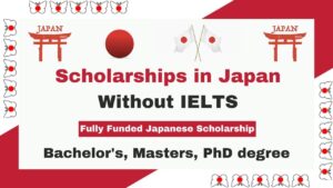 Scholarships in Japan Without IELTS