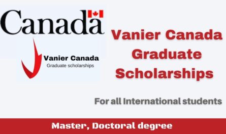 Vanier Canada Graduate Scholarships